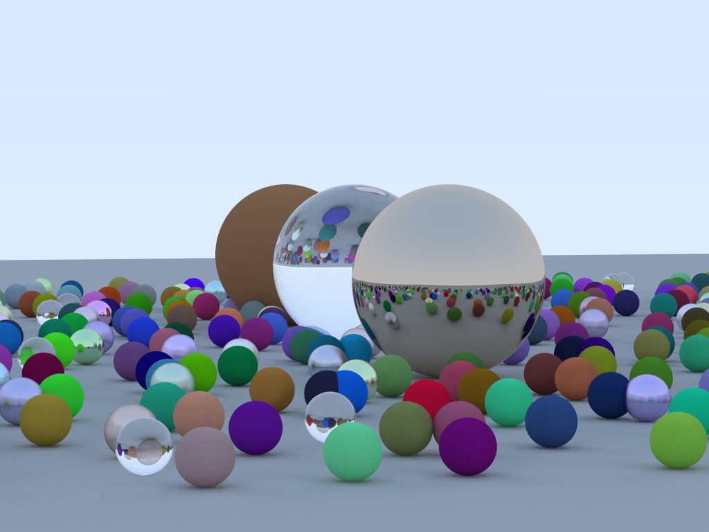 3D rendered marbles